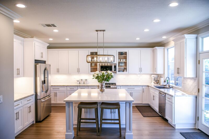 Modern kitchen after professional remodeling